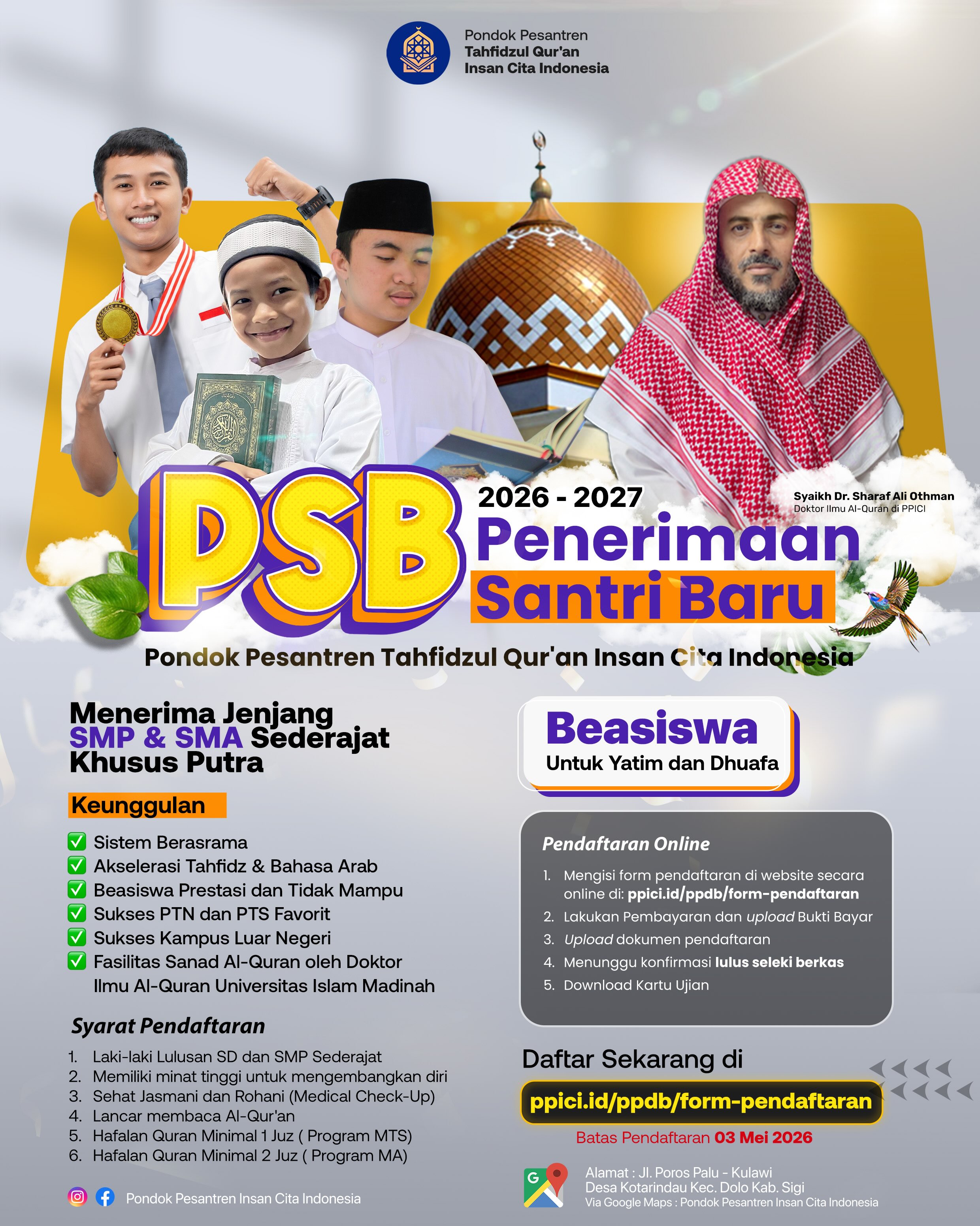 Pengumuman PSB