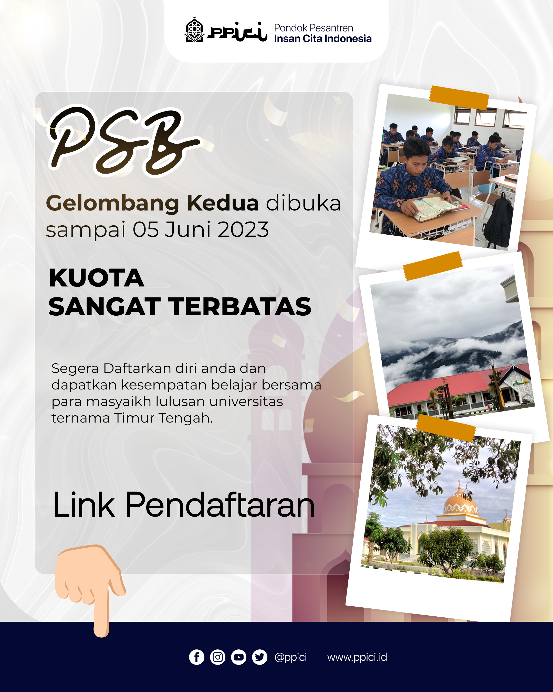 Pendaftaran Santri Baru Gelembang II